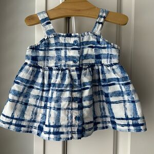 ❤️ Baby GAP Girls Ruffled Two Piece Set 12-18 Months